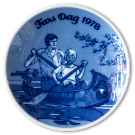1978 Porsgrund Plate "Father's Day"
