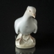 Weiße Taube, Royal Copenhagen Vogelfigur Nr. 1008, Sehr selten (1894-1922)