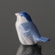 Finch sitting up, Royal Copenhagen bird figurine no. 081 or 1040