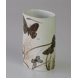 Diana Fajance vase af Nils Thorssen med sommerfugle, Royal Copenhagen nr. 1061-5331