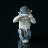 Faun Crying, sitting RARE, Royal Copenhagen figurine