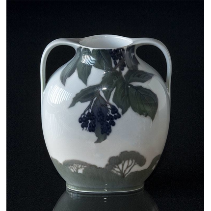 Vase mit Beeren, Royal Copenhagen Nr. 1091-227