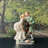 The Princess and the Swineherd, Overglaze, Royal Copenhagen figurine No. 1114
