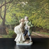 The Princess and the Swineherd Kissing, Royal Copenhagen figurine No. 1114