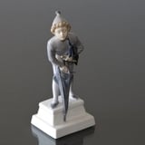 The Sandman, Boy with Umbrella, Royal Copenhagen figurine No. 1129