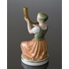 Pige med guldhorn, Royal Copenhagen overglasur figur nr. 12242