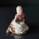 Færø Pige, Overglasur figur, Royal Copenhagen nr. 12416