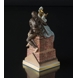 Die Hürtin und der Schornsteinfeger, Royal Copenhagen Überglasur Figur Nr. 1276