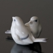 Couple of Sparrows, white Royal Copenhagen figurine no. 1309