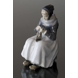 Amager Girl, sowing in regional costume, Royal Copenhagen figurine no. 099 or 1317