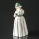 Girl from Bornholm in regional costume, Royal Copenhagen figurine No. 1323 (unica - SPECIAL COLORS)