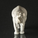Standing elephant, lille Royal Copenhagen figure no. 1372 (1922-1930)