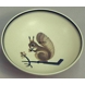 Bowl with Squirrel, Royal Copenhagen No. 14-31