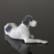 Pointer lying down relaxed, Royal Copenhagen dog figurine No. 1453-1635