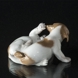 Pointer Puppies, brown, Royal Copenhagen dog figurine no. 1453-453