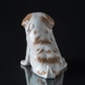 Pekinese dog sitting down, Royal Copenhagen dog figurine No. 1453