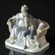 Die Prinzessin und Tölpel-Hans, Royal Copenhagen Figur Nr. 1473 (1894-1922) (Kleine Reparatur durch die Hand der Prinzessin)