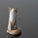 Fox looking up in awe, 14,5cm, Royal Copenhagen figurine No. 1475