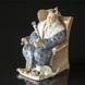 The King, Royal Copenhagen figurine no. 1478 (1913) Professionel Repaired