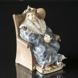 The King, Royal Copenhagen figurine no. 1478 (1913) Professionel Repaired