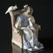 Dronningen, Royal Copenhagen figur nr. 1494 (1913) Professionelt repareret