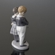 The Flight to America, two boys going to the Land of the Free, Royal Copenhagen figurine No. 1761
