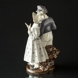Hans & Trine, boy and girl, Royal Copenhagen figurine No. 1783 - Brown Base (1894-1922)