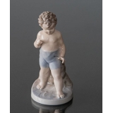 Boy bathing, the water is so cold, Royal Copenhagen figurine No. 1786