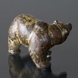 Bear, standing roaring to the side, Royal Copenhagen stoneware figurine No. 20179