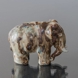 Elefant, Royal Copenhagen Steinzeugfigur Nr. 20186