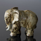 Elephant standing, Royal Copenhagen stoneware figurine