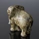 Elephant standing, Royal Copenhagen stoneware figurine no. 20198
