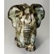 Elefant stehend, Royal Copenhagen Steingut Figur Nr. 20198