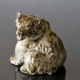Bear, sitting, Royal Copenhagen stoneware figurine