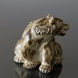 Bear, sitting, Royal Copenhagen stoneware figurine no. 20206