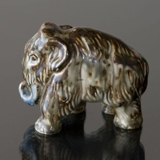 Mammoth standing in all its might, Royal Copenhagen stoneware figurine No. 20207