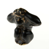 Monkey deeply surprised, 6,5cm, Royal Copenhagen Stoneware figurine