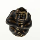 Monkey sitting, Royal Copenhagen stoneware figurine