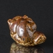 Bear Cub lying down playing, Royal Copenhagen stoneware figurine no. 20228