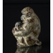 Monkey with baby, Royal Copenhagen Stoneware figurine no. 20241