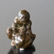 Boy fighting with Bear and Winning, Royal Copenhagen Stoneware figurine No. 20245