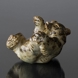 Bear lying down playing and roaring, Royal Copenhagen stoneware figurine No. 20271