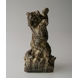 Bär und Schlange, wer ist der stärkere ?, Royal Copenhagen Steinzeug Figur Nr. 21152