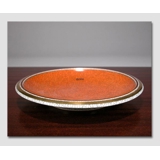 Orange bowl, craquele. Royal Copenhagen No. 212-2568