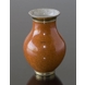 Orange krakkeleret vase 11cm, Royal Copenhagen nr. 212-2736