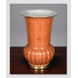 Orange crackled vase 15cm, Royal Copenhagen No. 212-3148