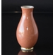 Orange crackled vase, 24cm, Royal Copnehagen No. 212-3473
