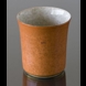 Orange skål, krakeleret, 10cm, Royal Copenhagen nr. 212-3613