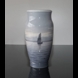 Vase with Sailing Ship by Kronborg, Royal Copenhagen no. 2122-131