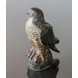 Large Stoneware bird figurine, hawk, Royal Copenhagen stoneware figurine no. 21407
